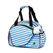 Pik’Le’Ball Women’S Premium Pickleball Bag. the Original Pickleball Tote. Water Bottle Holder, Racquet/Paddle Case, Fits More than 2 Paddles. Athletic Bag, Sling Bag (Blue/White)