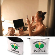 Pickleball Cosmetic Bag There’S No Crying in Pickleball/Always Pickleball Season Cosmetic Bag Pickleball Player Makeup Bag (CRY in Pickleball BAG)