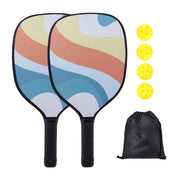 Pickleball Paddles Set, Includes 2 Paddles 4 Balls and 1 Bag Pickleball Rackets